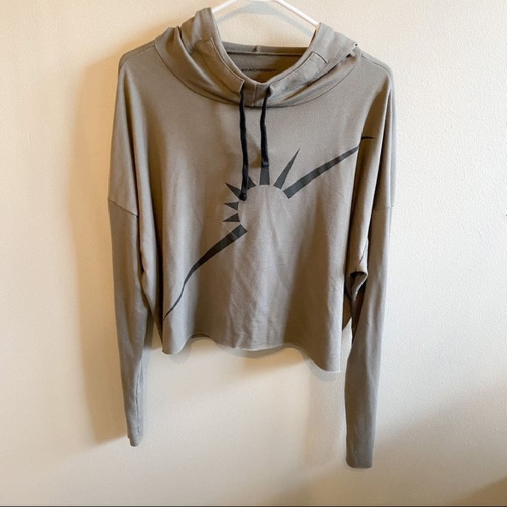 ISO - Gray Morning Meltdown 100 Crop Shirt